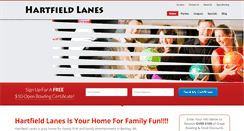 Desktop Screenshot of hartfieldbowling.com